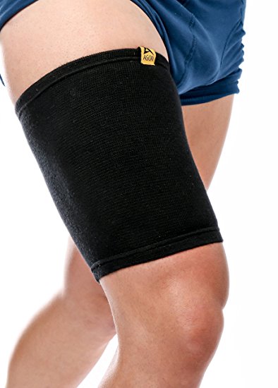 Thigh Compression Sleeve By AGON Support Compression Recovery Thigh Sleeve, For Sore Hamstring, Groin, & Quad Support. GUARANTEED Highest Quality. Great For Running & All Sports