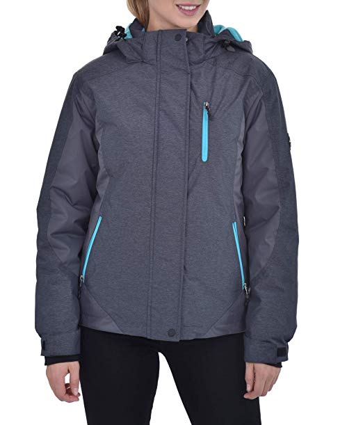 Swiss Alps Womens Insulated Waterproof Performance Winter Ski Jacket Coat