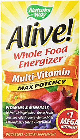 Nature's Way Alive! Max3 Potency Daily Multivitamin - 90 Tablets