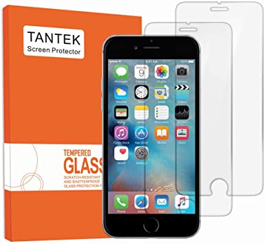 TANTEK YYY11 3D Touch Anti-Bubble Hd Ultra Clear Tempered Glass Screen Protector for iPhone 6/6S - 2 Piece