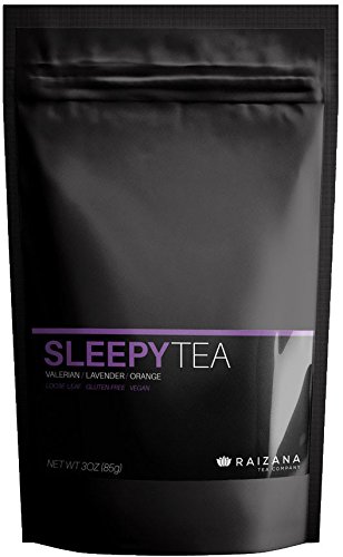 SleepyTea Sleep-Aid Passion Flower Lavender Orange Herbal Tea 3oz 40 cups