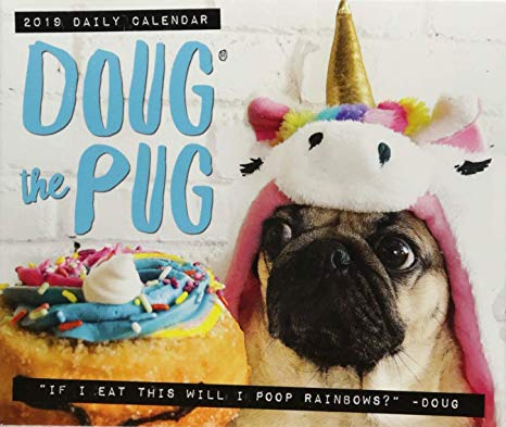 Doug the Pug 2019 Box Calendar (Dog Breed Calendar)