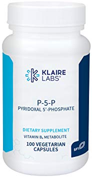 Klaire Labs P-5-P - 30 mg Vitamin B6, 100 Capsules