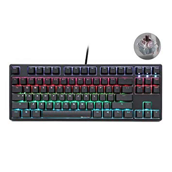 Ducky One TKL RGB LED Mechanical Keyboard (Brown Cherry MX)