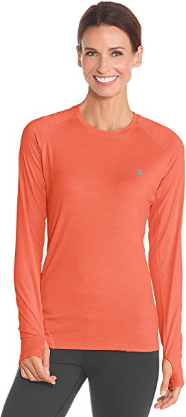 Coolibar UPF 50  Women's Long Sleeve Fitness Shirt - Sun Protective