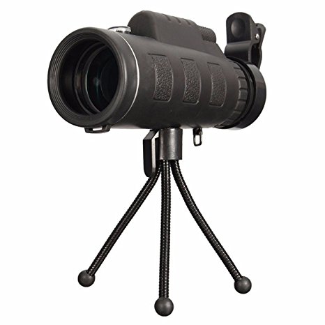 OUTERDO HD Monocular Telescope Portable Binoculars 20x60 Dual Focus for Watching Hunting Travelling Viewing Events with Free Tripod