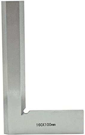 Rannb Machinist Square Right Angle Engineer Woodworking Bevel Edge Measuring Tool 160mm x 100mm