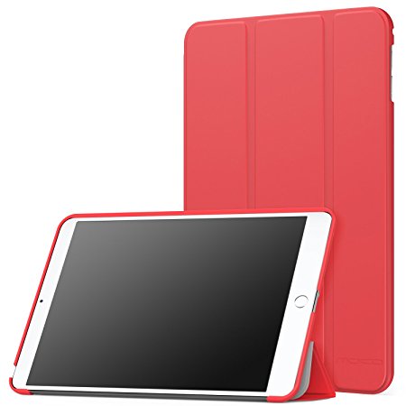 Moko Case for iPad Mini 4, Ultra Slim Lightweight Smart-shell Stand Cover Case With Auto Wake / Sleep for iPad Mini 4 (2015 edition) 7.9 inch iOS Tablet, RED