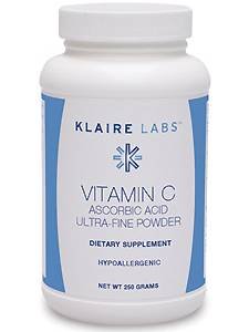 Klaire Labs - Vitamin C 250 gms
