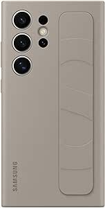 Samsung Standing Grip Smartphone Case EF-GS928 for Galaxy S24 Ultra, Phone Case, Finger Holder, Slim Design, Taupe