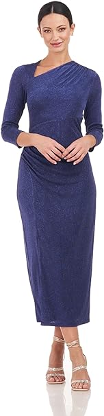 JS Collections Women's Violeta Knit Tea Length Dress