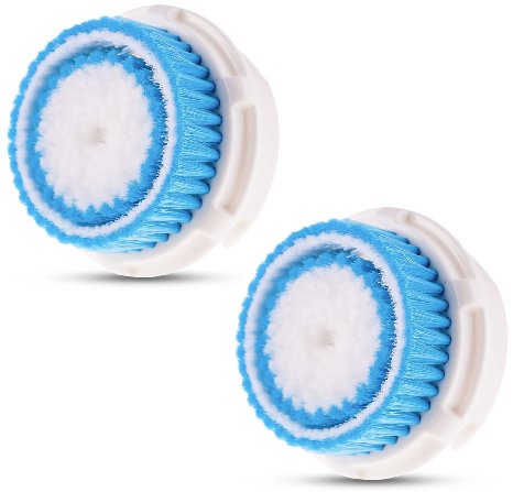 Compatible Replacement Facial Brush Heads for Mia, Smart Profile, Alpha Fit, Radiance, Pro, Aria, Plus, Deep Pore 2 Count