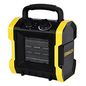 STANLEY ST-222A-120 Heavy-Duty Electric Heater, Black, Yellow