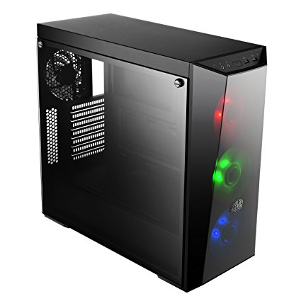 Cooler Master MasterBox Lite 5 RGB Computer Case "ATX, Micro-ATX, Mini-ITX, Tempered Glass Side Panel, Customisable Trim" MCW-L5S3-KGNN-02