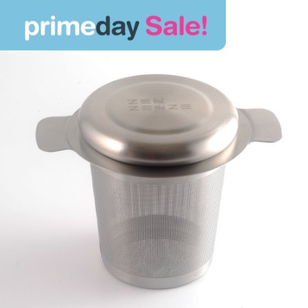 [New Release] Tea Infuser Stainless Steel - Amazing for Loose Leaf, Herbal and Fruit Infused Teas - FREE TEA RECIPE EBOOK Fits in Teapot With Strainer