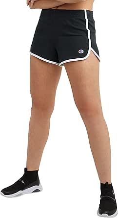 Champion Women'S Shorts, Gym Shorts, Mid-Rise, Comfortable Athletic Shorts For Women, 2.5