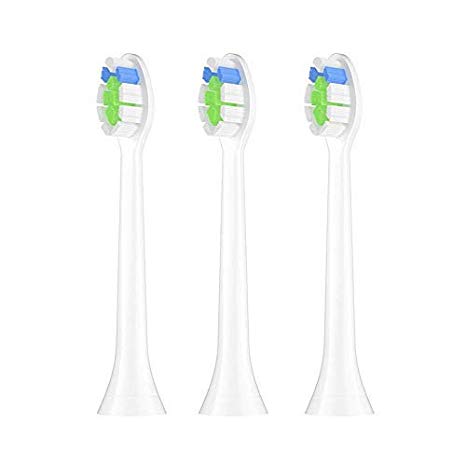 Toothbrush Heads, Replacement Brush Heads for Philips Sonicare Electric Toothbrush, HX9023/65,White 3 Pack
