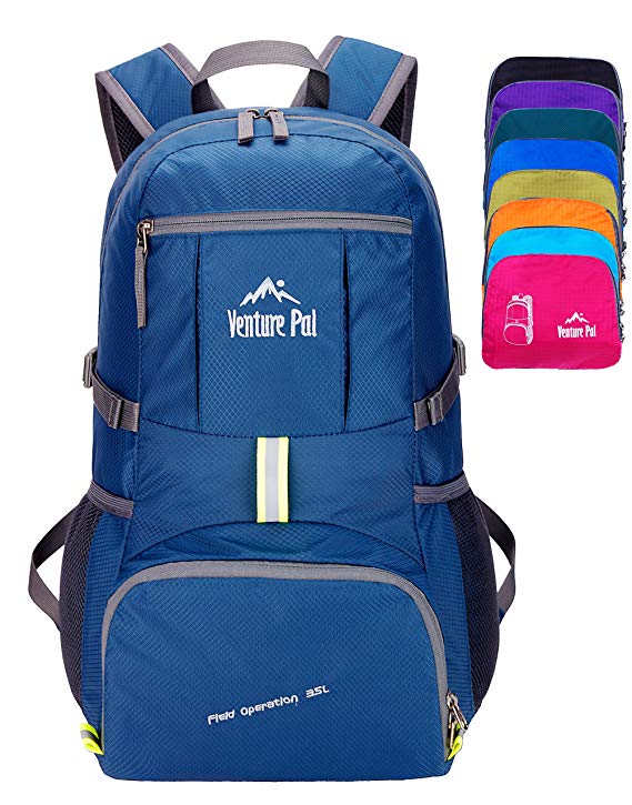 Venture Pal 35L Travel Backpack - Packable Durable Lightweight Hiking Backpack Daypack