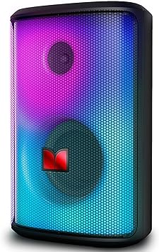 Monster Sparkle Bluetooth Speakers Loud, 80W Party Speaker with Powerful Sound and Punchy Bass, LED Colorful Lights, 24H, AUX, USB Play, TF Card, Portable Wireless Speakers for Outdoor, Waterproof