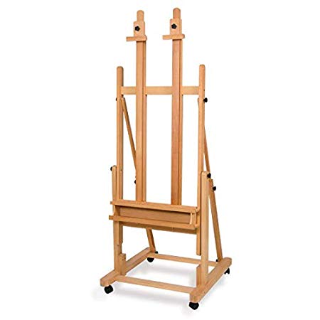 Creative Mark Saint Remy Multi-Angle Wood Studio Easel Multimedia Multi-Angle Wood Art Easel Two Independent Top Canvas Holders - [Sand Oiled Beech Wood]