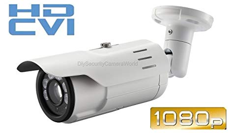 Long Range - 2.4mp 1080p HD-CVI Indoor/outdoor IR Bullet Security Camera - 300' IR - Varifocal 5-50mm Zoom Lens - High Definition Security Recording Over Coax Cable - Must Be Used CVI DVR