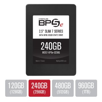 MyDigitalSSD 240GB (256GB) BP5e Slim 7 Series 7mm 2.5" SATA III (6G) SSD Solid State Drive - MDS7-BP5e-0256G