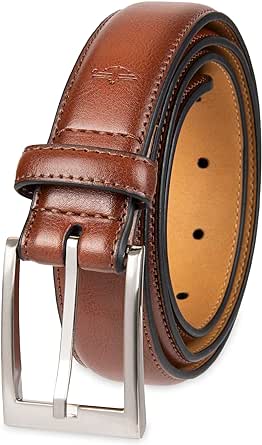 Dockers Men's Classic Dress Belt - Regular and Big & Tall Sizing