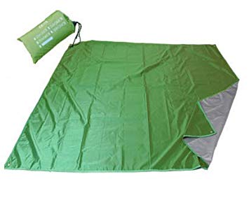 BlueSunshine Waterproof Camping Tarp for Picnics, Tent Footprint, Sunshade,BlueSunshine Mutifunctional Tent Footprint with Carrying Bag for Picnic, Hiking, 118"118" , which can prevent from UV