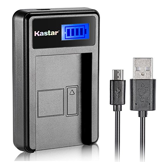 Kastar LCD Slim USB Charger for Nikon EN-EL5, ENEL5, MH-61 and Nikon Coolpix 3700, 4200, 5200, 5900, 7900, P3, P4, P80, P90, P100, P500, P510, P520, P530, P5000, P5100, P6000, S10 Cameras