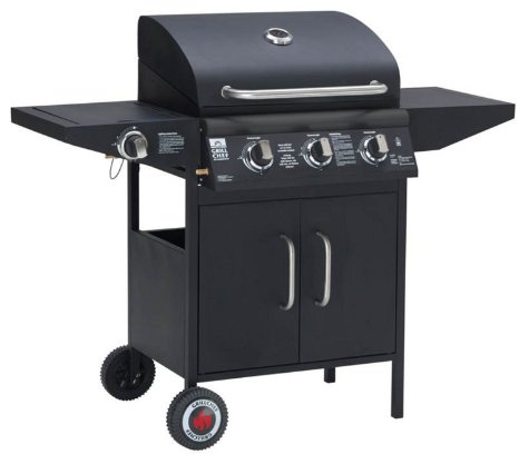 Landmann Grill Chef 12736 3 Burner Gas Barbecue with Side Burner