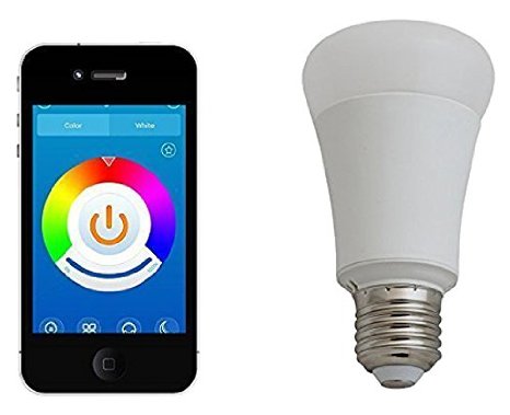URBNGear Bluetooth LED Light Bulb 16 Million Colors Timer Alarm Smartphone Enabled