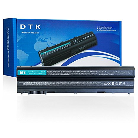 Dtk® 9 Cells High Capacity Battery for Dell Latitude E5420 E5430 E5530 E6420 E6430 E6520 E6530 Inspiron 4420 5420 5425 7420 4720 5720 M421R M521R N4420 N4720 N5420 N5720 N7420 Vostro 3460 3560 Series Laptop Battery [ 9-cell 11.1v 6600mah ] NOT for Laptop Mounted With Docking Station