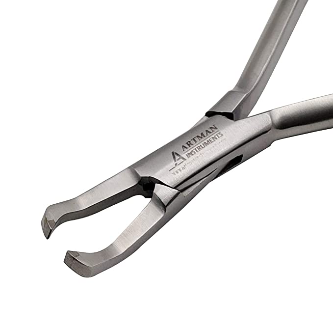 Bracket Remover Pliers for Back Teeth, Inner Side Brackets of Teeth, with Tungsten Carbide tip