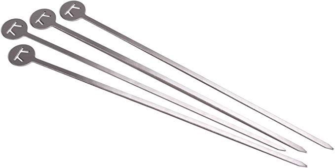 Outset QS78 Skewers, Stainless Steel, Set of 4