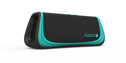 FUGOO Sport - Portable Rugged Bluetooth Wireless Speaker Waterproof Longest 40 Hrs Battery Life BlackTeal