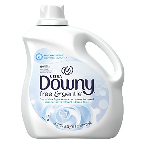 Downy Ultra Fabric Softener Free and Gentle Liquid 150 Loads, 129-Ounce by Downy