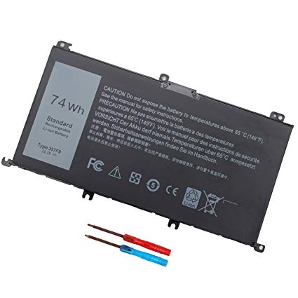 357F9 Battery for Dell Inspiron 15 7000 7559 7567 7566 7759 7557 5577 INS15PD Series P57F P57F003 P65F P65F001 0GFJ6 71JF4 11.1V 74WH - 12 Months Warranty