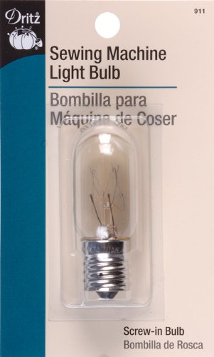 Dritz Sewing Machine Light Bulb for Sewing Product, Screw