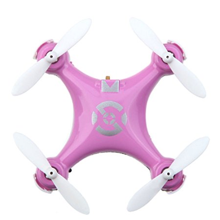 Cheerson CX-10 Mini 2.4G 4CH 6 Axis LED RC Quadcopter Toy Helicopter Purple