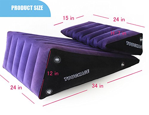 Toughage PF3203 Inflate Wedge/Ramp Combo Contoured Support Pillows