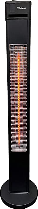 Westinghouse WES31-15110BLK Infrared Electric Outdoor Heater Freestanding, Black