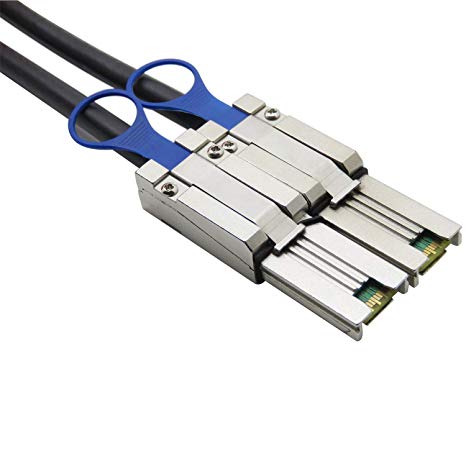 CABLEDECONN Mini SAS26P SFF-8088 to SFF-8088 1M External Cable Attached SCSI