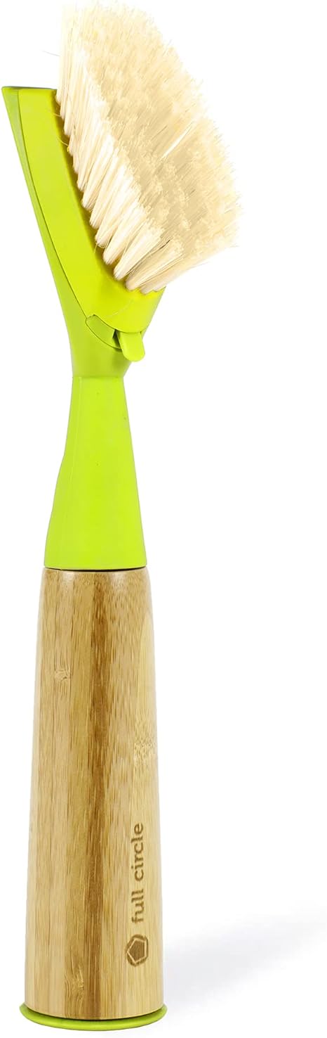 Full Circle Suds Up Soap Dispensing Dish Brush, Green