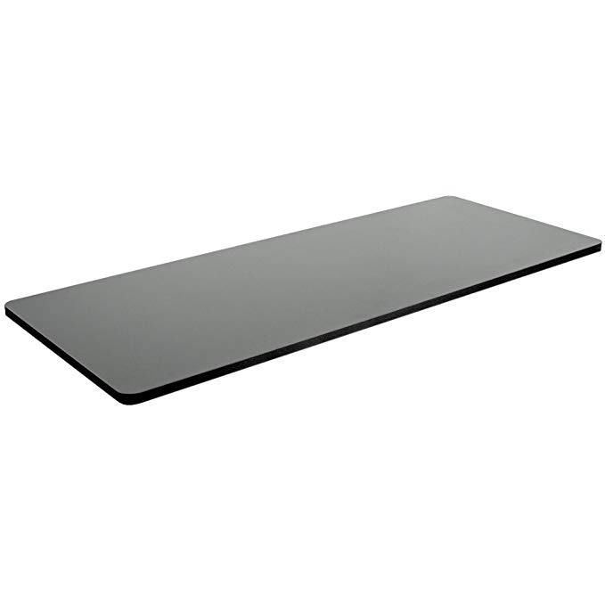 VIVO Black 60 x 24 inch Universal Table Top for Standard and Sit to Stand Height Adjustable Home and Office Desk Frames (DESK-TOP60B)