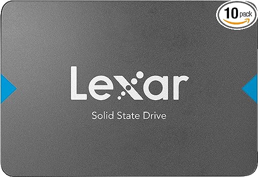 Lexar NQ100 240GB (10-Pack) 2.5” SATA III Internal SSD, Solid State Drive, Up to 550MB/s Read (LNQ100X240G-KANNU)