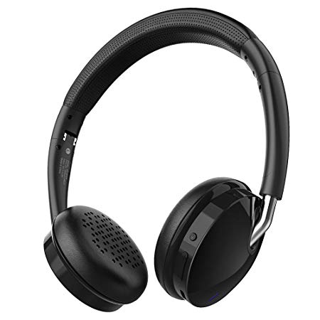 Bluetooth Headphones, MindKoo HiFi Stereo Sound Bluetooth 4.1 CSR technology On-Ear Headphone with Soft Memory-Protein Cushions, Foldable, Built-in Mic, Wired and Wireless Mode for iPhone/Cell Phone/T