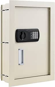 Global Industrial Residential Safes Expandable Depth Wall Safe - 15"W x 3-1/4"-6"D x 22-1/8"H