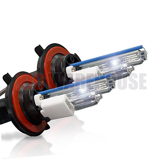 HID-Warehouse HID Xenon Replacement Bulbs - H13 / 9008 8000K - Medium Blue (1 Pair) - 2 Year Warranty