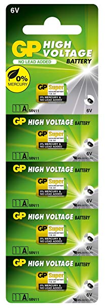 Kenable GP High Voltage Battery 11A MN11 PK5 6V [5 Pack]