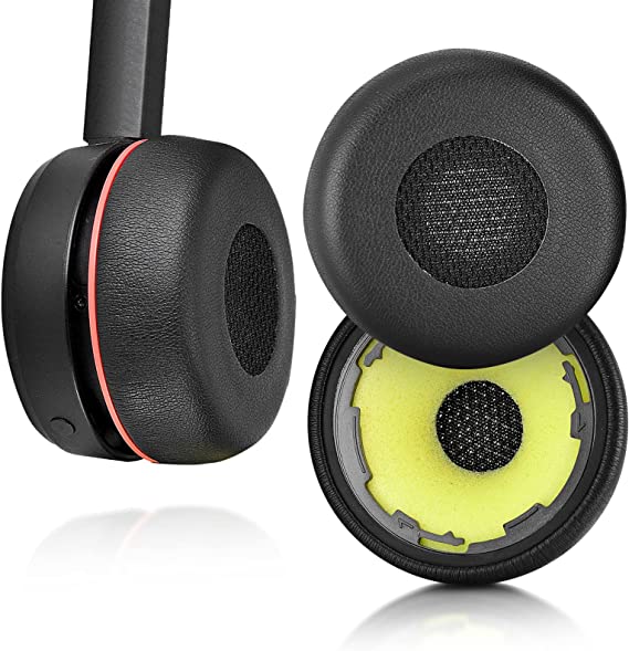 Replacement Ear Pads Cushions Cover Repair Parts Compatible with Jabra Evolve 75 75  / 75 UC / 75MS